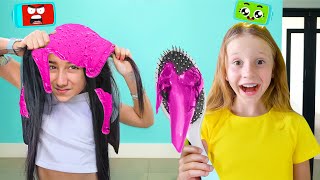 Nastya and friends in moral stories for Kids