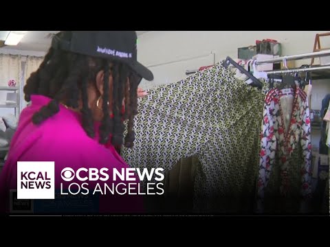 YouTube video thumbnail: Pop-up Boutique in Montebello Helps Eaton Fire Survivors get Back on Their Feet