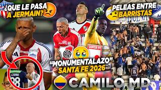 🔥MONUMENTALAZO: SANTA FE ELIMINÓ A RIVER😱PELEAS ENTRE BARRAS DE MILLOS😰¿INDISCIPLINA CON JERMEIN?🤔