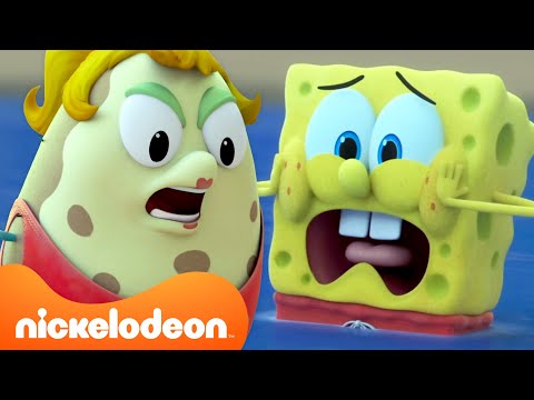 Kamp Koral Characters In TROUBLE For 35 Minutes Straight 😅 | SpongeBob | @Nicktoons