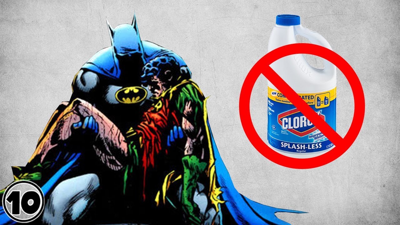 Top 10 Superheroes Who Will Die If They Drink Bleach