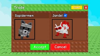 AKU DAPAT KITSUNE DARI TRADING DI GROW A GARDEN ROBLOX!?