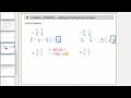 Subtracting Fractions and Simplifying