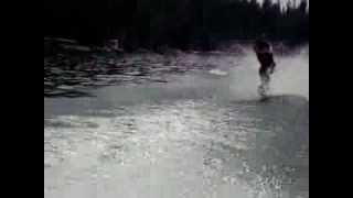 Nice Slalom Skiing Wreck!
