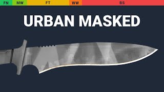 Classic Knife Urban Masked Wear Preview