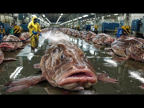 Norwegian fishermen catch hundreds of tons of cod every day this way - longline fishing for cod