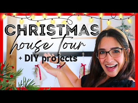 CHRISTMAS HOUSE TOUR / CHRISTMAS DECOR IDEAS + CRICUT DIY'S