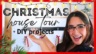 CHRISTMAS HOUSE TOUR / CHRISTMAS DECOR IDEAS + CRICUT DIY'S