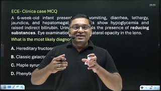 1. Galactosemia  Clinical Case MCQ- NEET PG, ECE first MBBS