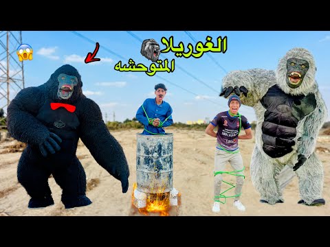 لما غوريلا المتوحشه تهجم عليكم في البيت وتخطف واخوك الصغير ( الجزء التاني )🦍😂| علاء حسين