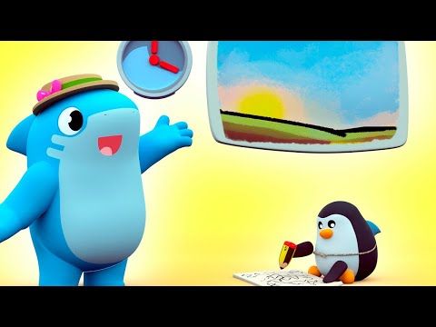 Time 🕰️ Shark Academy | Kids Songs & Nursery Rhymes