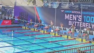 8.5.26 Juniors 100m Fly (final) Langston Lindsey