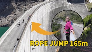 BNT 428 Skok z Tamy 165 metrów! / DREAM JUMP LAGO DI LUZZONE / SZWAJCARIA