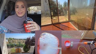 تنظيف زجاج و عربايات التفاح في طرابلس لبنان 🇱🇧