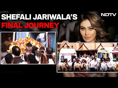 Shefali Jariwala's Final Journey, Friends And Family Grieve