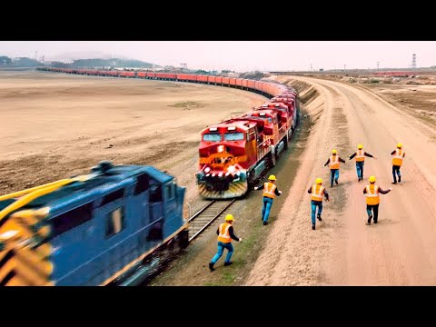 لحظات كارثية لقطارات خرجت عن السيطرة أمام الكاميرات.. لن تصدق ما حدث!