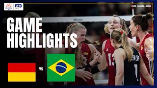 GERMANY vs BRAZIL | GAME HIGHLIGHTS | 2026 FIVB VOLLEYBALL WOMEN’S NATIONS LEAGUE | JUNE 21, 2026