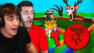 SOPRAVVIVO 1000 NOTTI nella FORESTA di ROBLOX - IL FILM