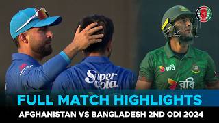 Complete Match Highlights | Afghanistan vs Bangladesh | 2nd ODI 2024 | 341T