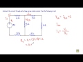 Circuit Analysis and Resistor Calculations