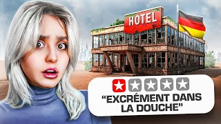 JE DORS DANS LES PIRES HOTELS D'ALLEMAGNE ( c'est terrifiant )