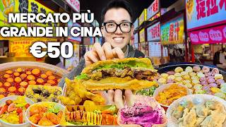€50 Night Market Più GRANDE della Cina!!🇨🇳 Ho Digiunato per Questa Sfida..