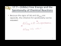 Gibbs Free Energy and Spontaneity