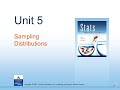 Sampling Distributions and Standard Deviation