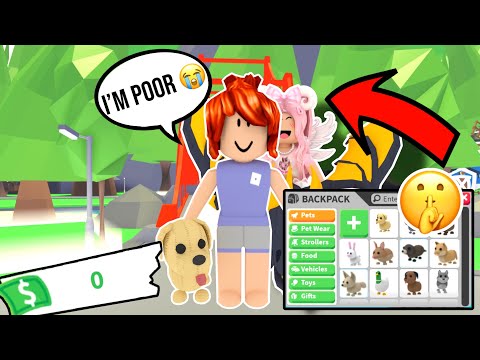 Disguising My Self As A Poor Noob To Get RICH In Adopt Me! *CRAZY*