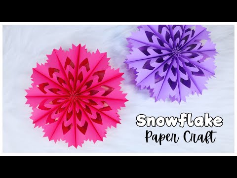 Paper Snowflake | Paper Decoration | Christmas Craft Ideas