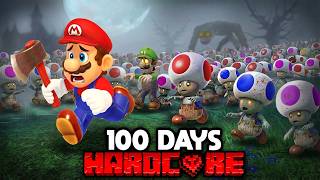 I Survived 100 DAYS In a ZOMBIE APOCALYPSE In Mario Odyssey...