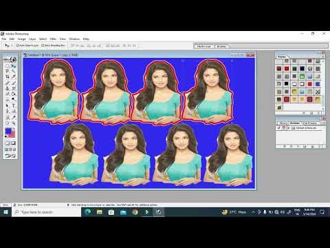 Easy way to Converting One image into Eight images and four images use Border.
