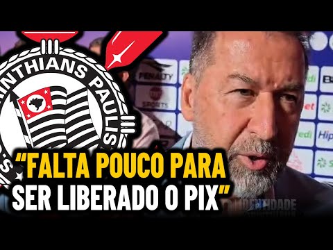 RESPONDEU SOBRE A VAQUINHA! AUGUSTO MELO PRESIDENTE DO CORINTHIANS TAMBÉM FALOU SOBRE O PIX