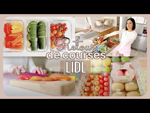 RETOUR DE COURSES LIDL, MENU DE LA SEMAINE + MEAL PREP & RÉÉQUILIBRAGE ALIMENTAIRE | ANIBELLIE