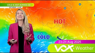 23-24 August 2025 | Vox Weather WEEKEND Forecast