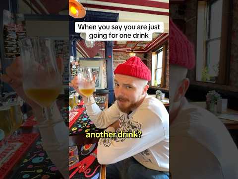 When you go for one drink… #comedy #bar #beer #friends #alcohol #drinks