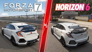 Forza Horizon 6 vs Forza Motorsport 7 - Direct Comparison! Attention to Detail & Graphics! PC ULTRA