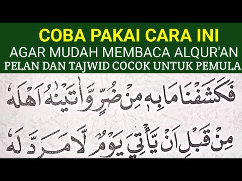 BEGINI CARA MUDAH CEPAT LANCAR MEMBACA ALQURAN KHUSUS PEMULA