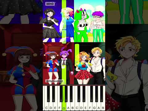 Wednesday x Poppy playtime x Digital circus show something Complete edition @Opilasokewt - Piano