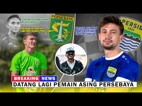 PERSEBAYA Datangkan Pemain Asing Baru Lagi! Ganti Gagalnya Rizky Ridho ~ Profil Mateo Kocijan Persib