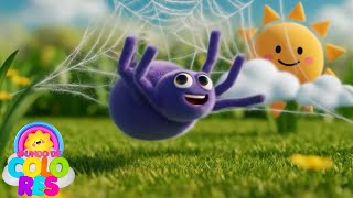🕸️Winzy Winzy Araña ¡Subió su telaraña!🕷️Canción Infantil🎵| Mundo de Colores🥳🌈