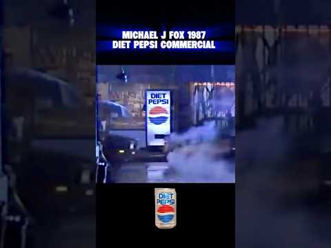 1987 Diet Pepsi Commercial featuring Michael J Fox #shorts #80s #backtothefuture
