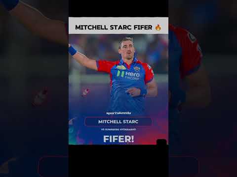 Mitchell Starc fifer ๐ฅ #cricket #shorts #trending #shortvideo #ipl #iplshorts