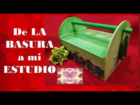 DE LA BASURA A MI ESTUDIO...A RECICLAR!!!!!