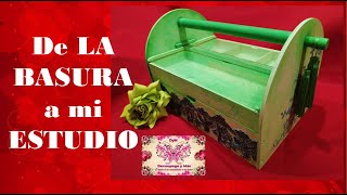 DE LA BASURA A MI ESTUDIO...A RECICLAR!!!!!