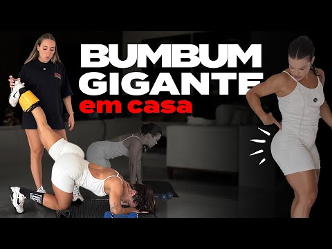 O SEU BUMBUM VAI FICAR GIGANTE TREINANDO EM CASA!