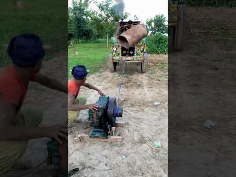 510hp tractor back start diesel engine full hard experiment