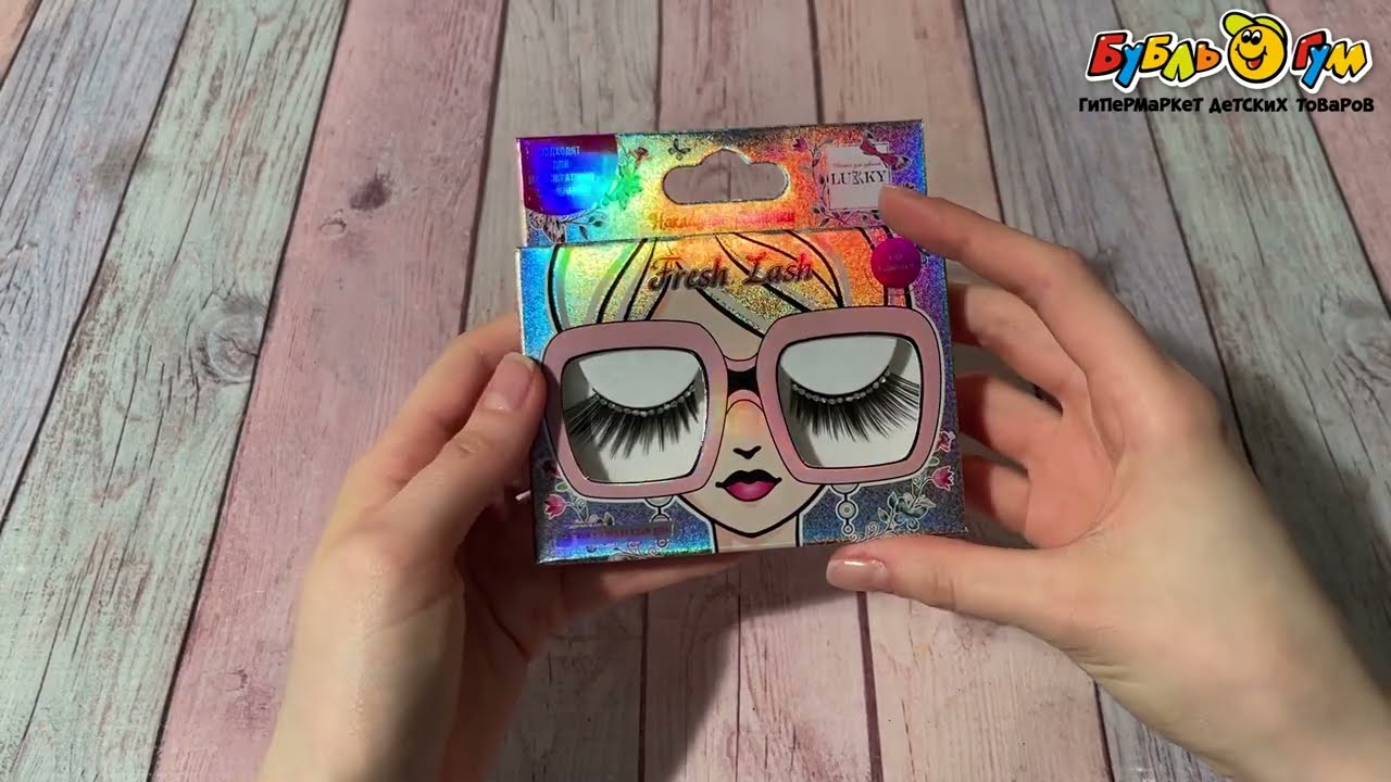 Ресницы LUKKY накладные со стразами  - видео
