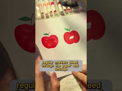 The Magic Wand of Colors: Acrylic Markers #acrylicmarkers #backtoschool #acrylicpainting  #art #diy