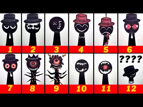 [Sprunki transformation] Mr Black phase baby to 11